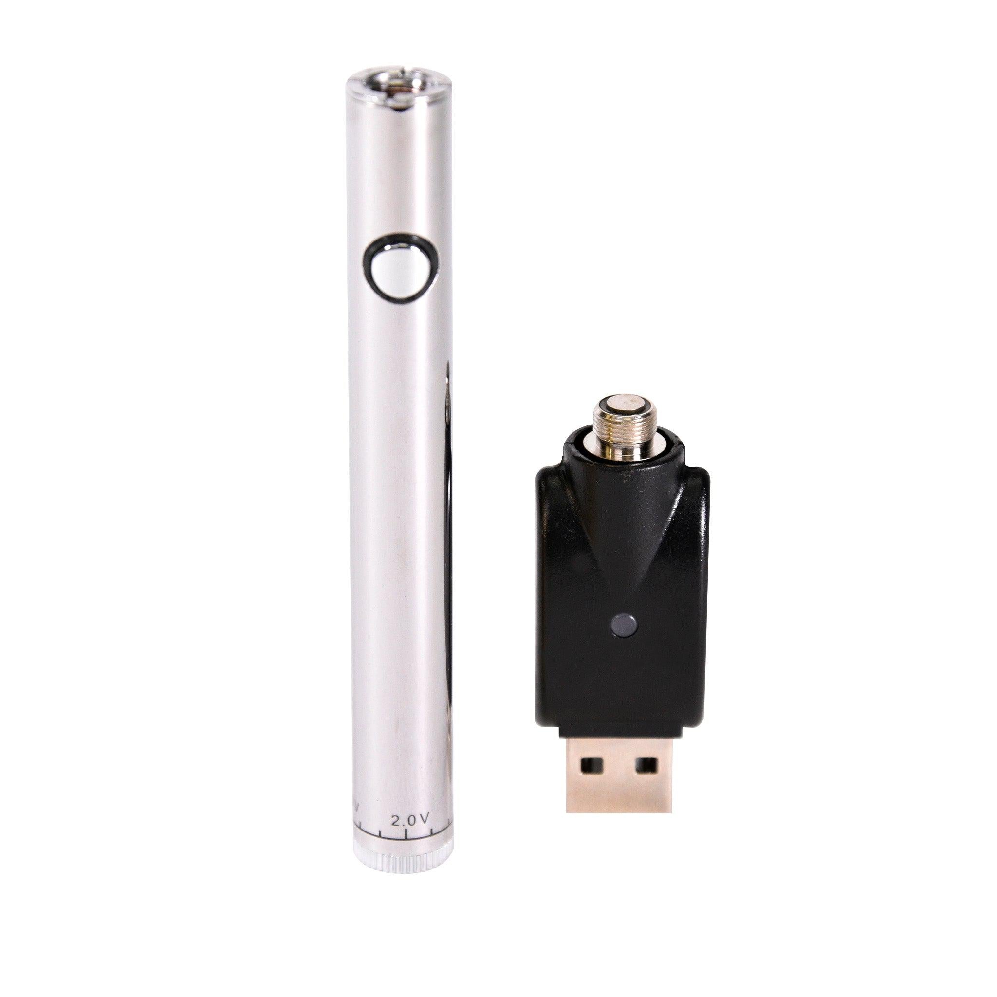 Silver 510 Thread Battery Variable Twist-510 Thread Batteries-Vape Pens Wholesale