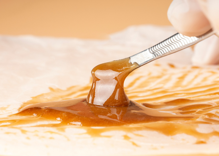 Live Resin Wax/Sauce with a Dabbing Tool