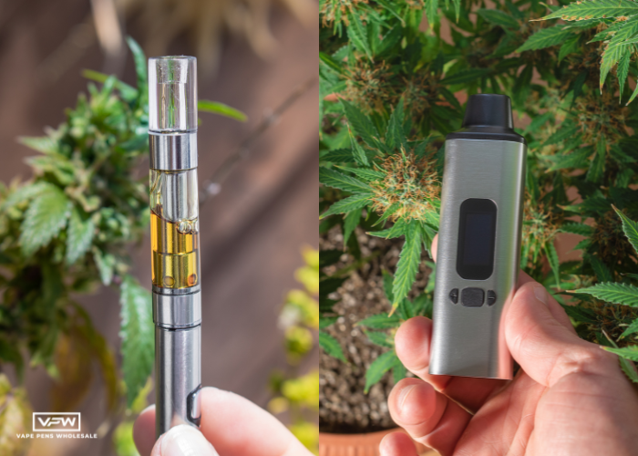 THC oil vape pen vs portable dry herb vaporizer