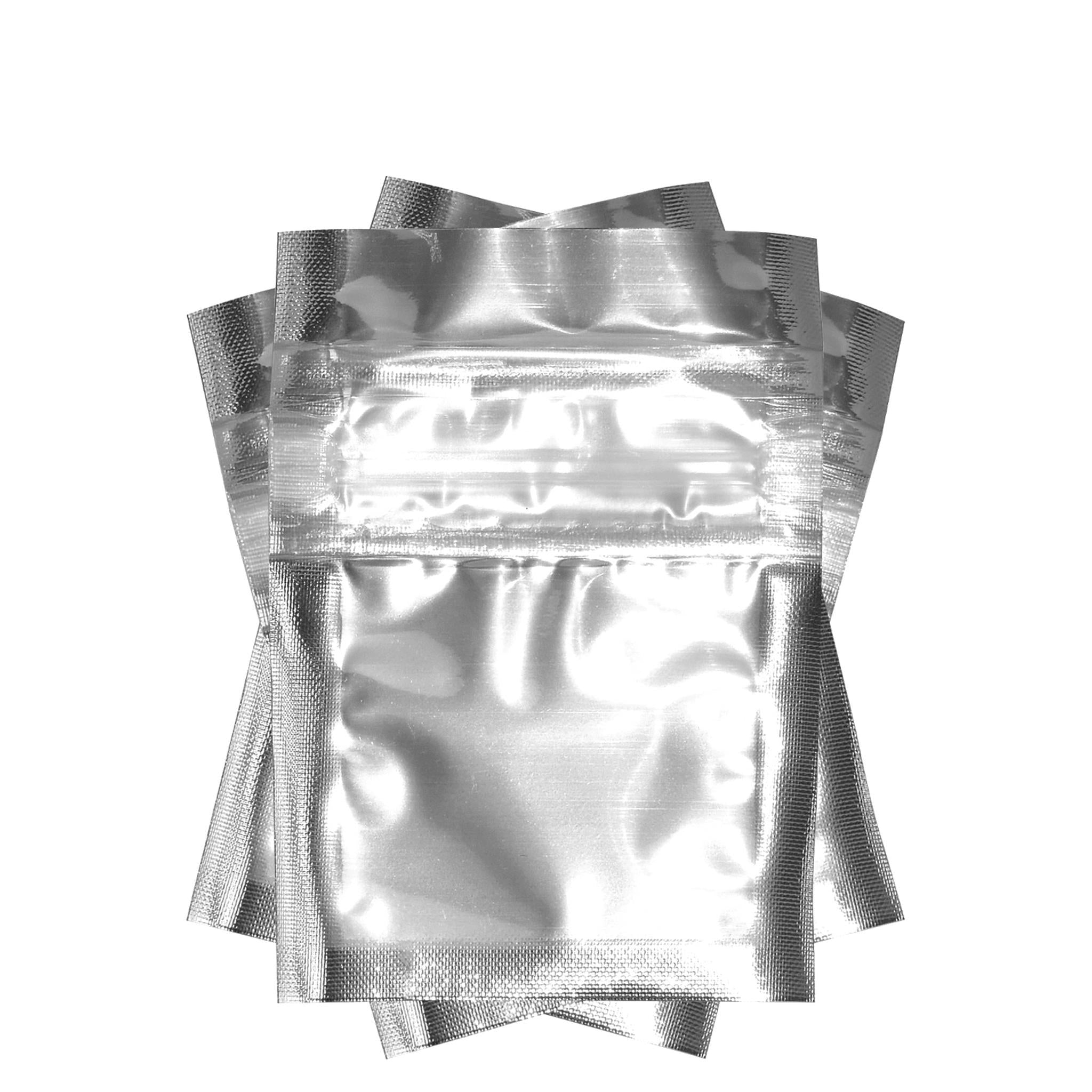 Shiny Clear Mylar Flat Ziplock Gram Bags-Mylar Bags-Vape Pens Wholesale